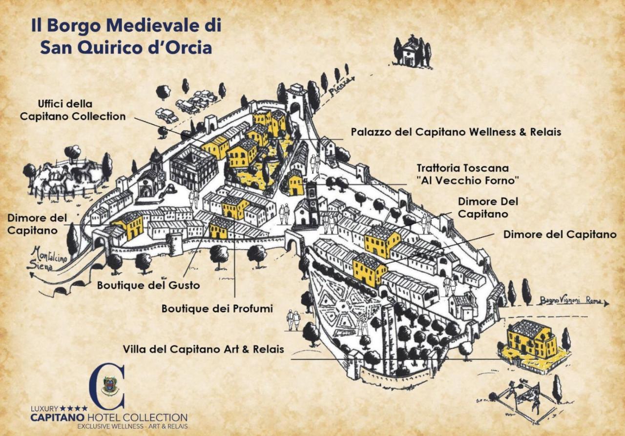Torre Camaldoli B&B - Borgo Capitano Collection - Albergo Diffuso San Quirico d'Orcia Eksteriør billede